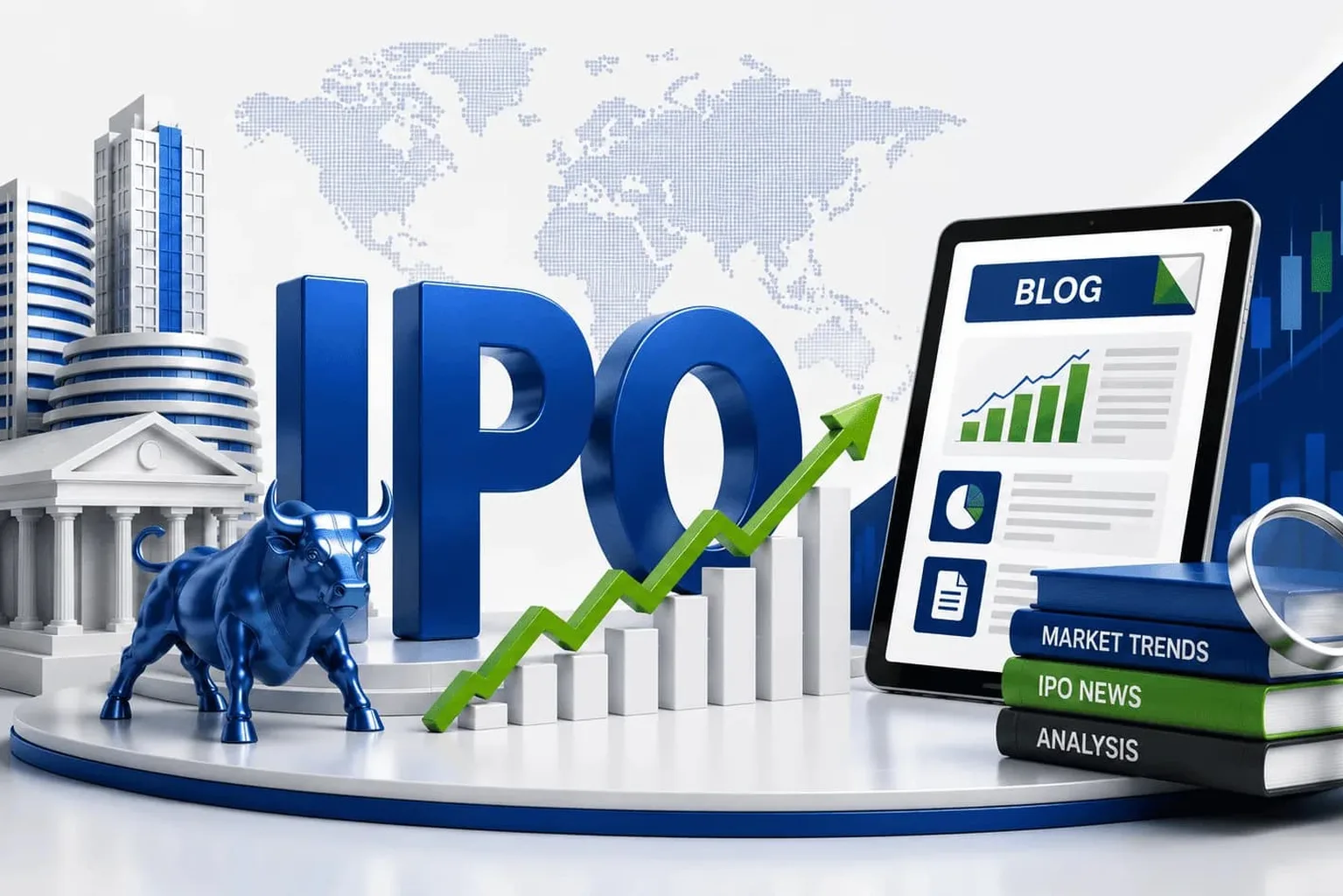 IPO blog and learning resources illustration